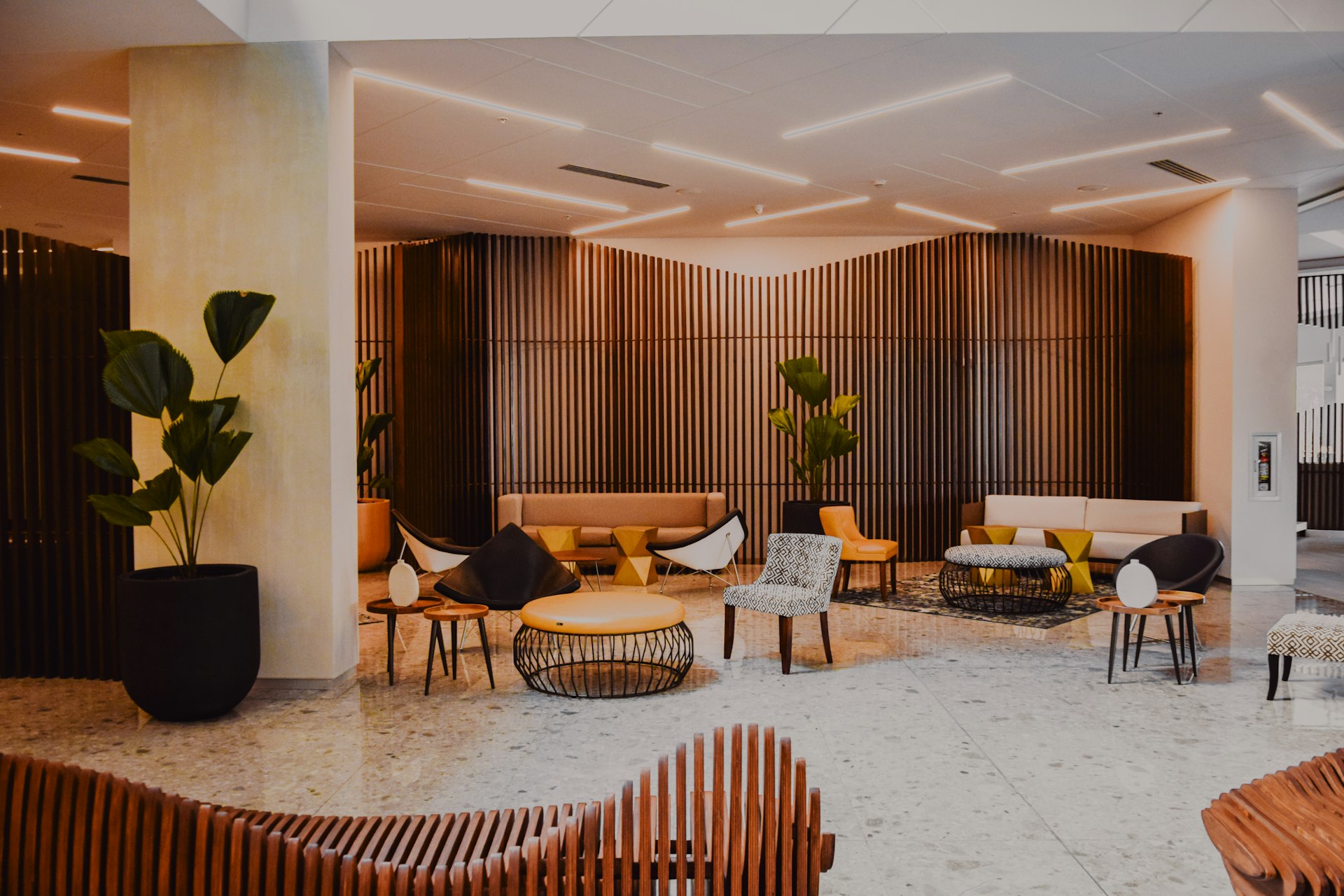 Modern hotel interior